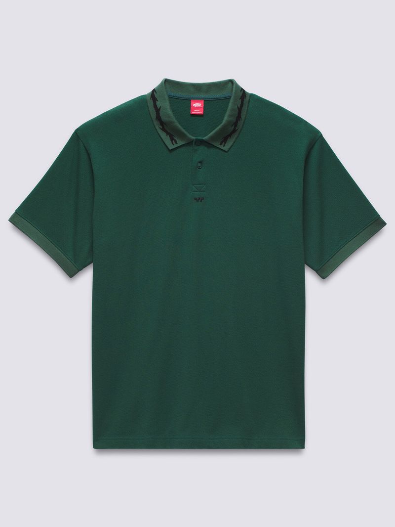 Polera M/C Hombre Skate Mesh Polo Verde Vans