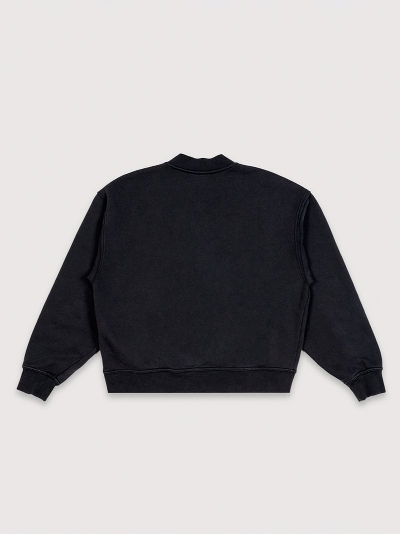 Poleron Mujer Broadway Bomber Negro Vans