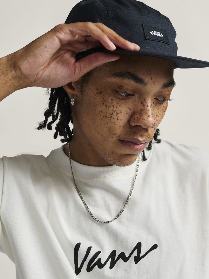 Polera M/C Hombre Classic Script Negro Vans