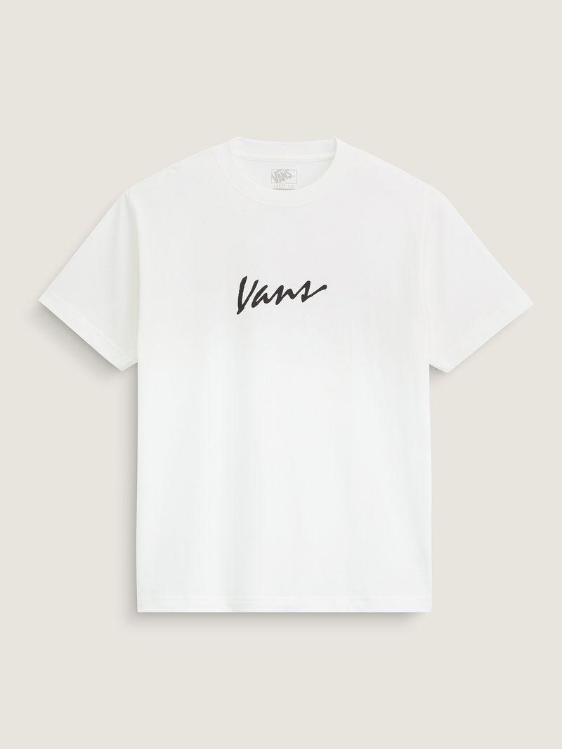 Polera M/C Hombre Classic Script Negro Vans