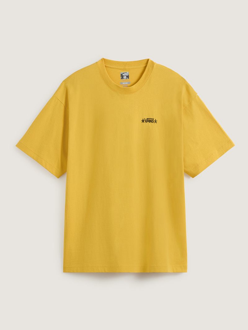 Polera M/C Hombre Skate Atiba Haze Hug Amarillo Vans