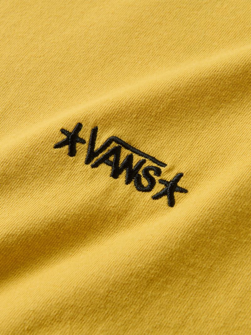 Polera M/C Hombre Skate Atiba Haze Hug Amarillo Vans