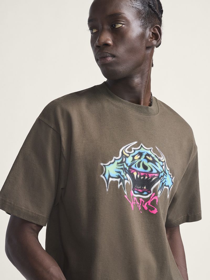 Polera M/C Hombre Goofy Ghoul Café Vans