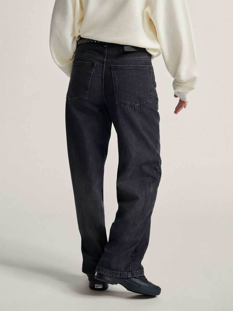 Pantalón Adulto Sirelle 5 Pocket Pud Negro Vans