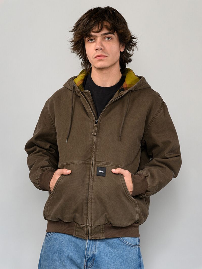 Chaqueta Hombre Workwear Canvas Full Café Vans