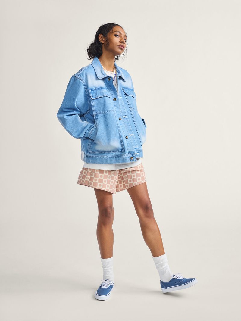 Chaqueta Hombre Premium Mcavoy Trucker Celeste Vans