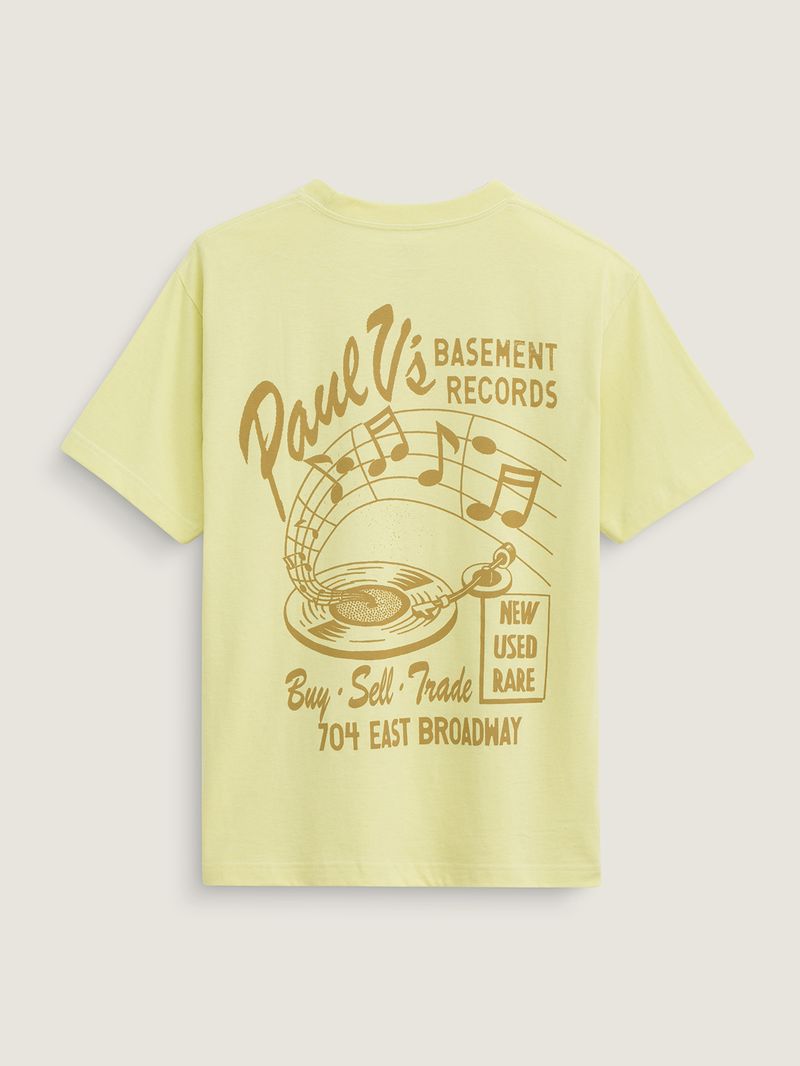 Polera M/C Hombre Paul Amarillo Vans