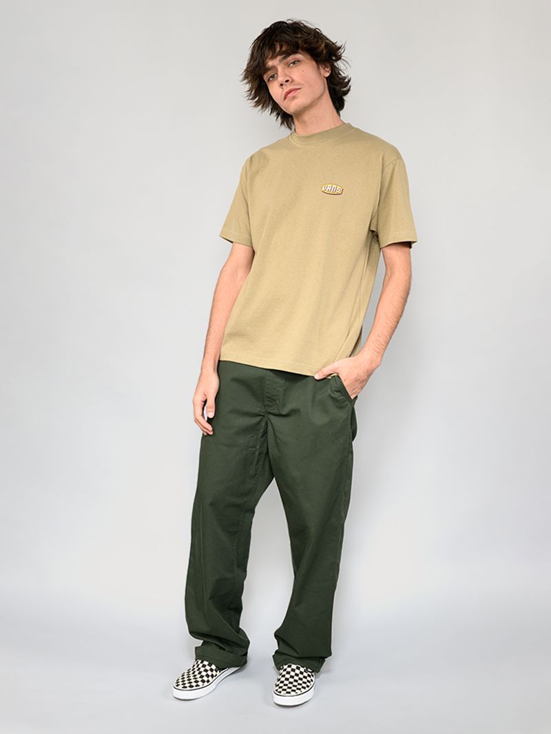Polera M/C Hombre Raised Up Verde Vans