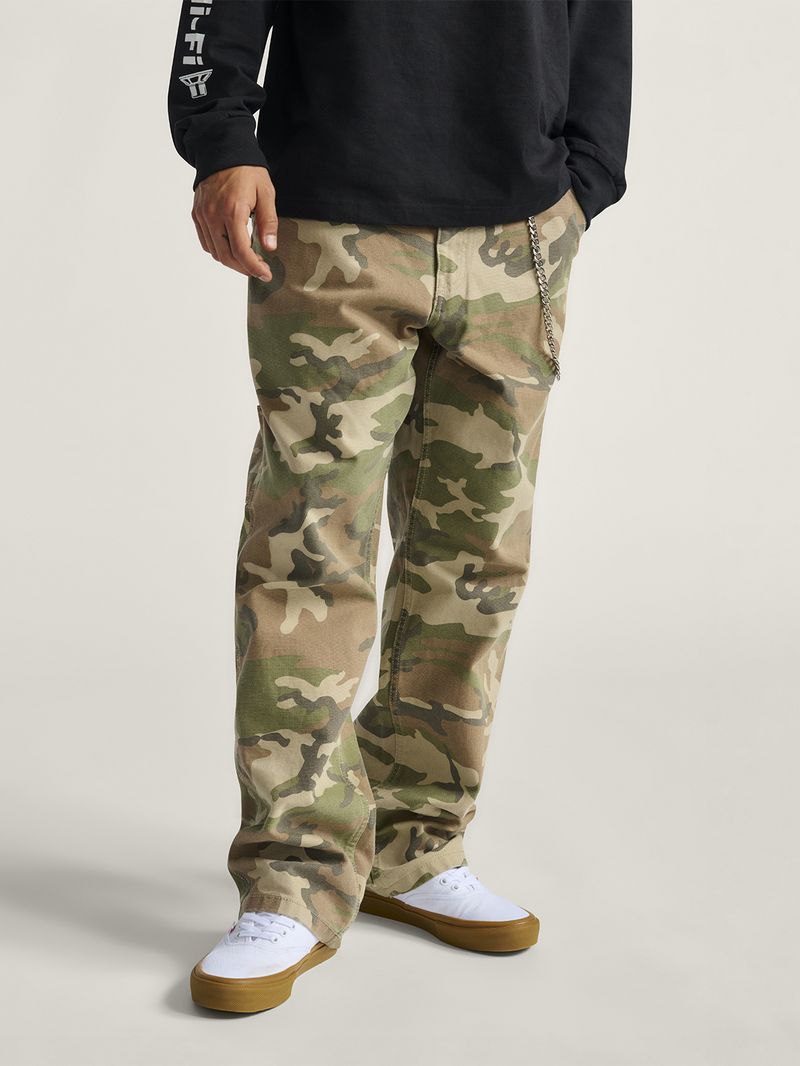Pantalon Hombre Drill Chore Carpente Café Vans