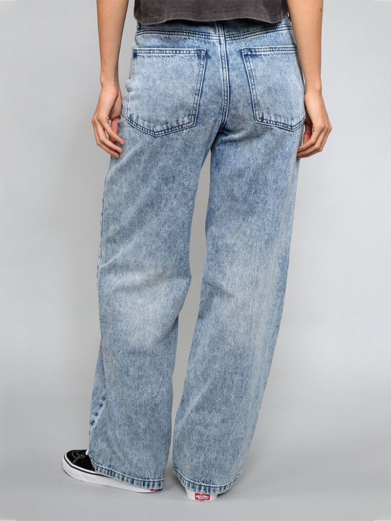 Pantalon Mujer Sirelle 5 Pocket Pud Celeste Vans