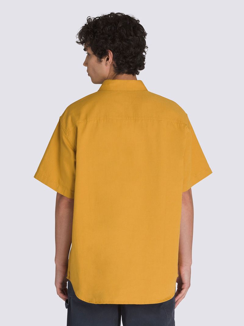 Camisa M/C Hombre Lawson Solid Amarillo Vans