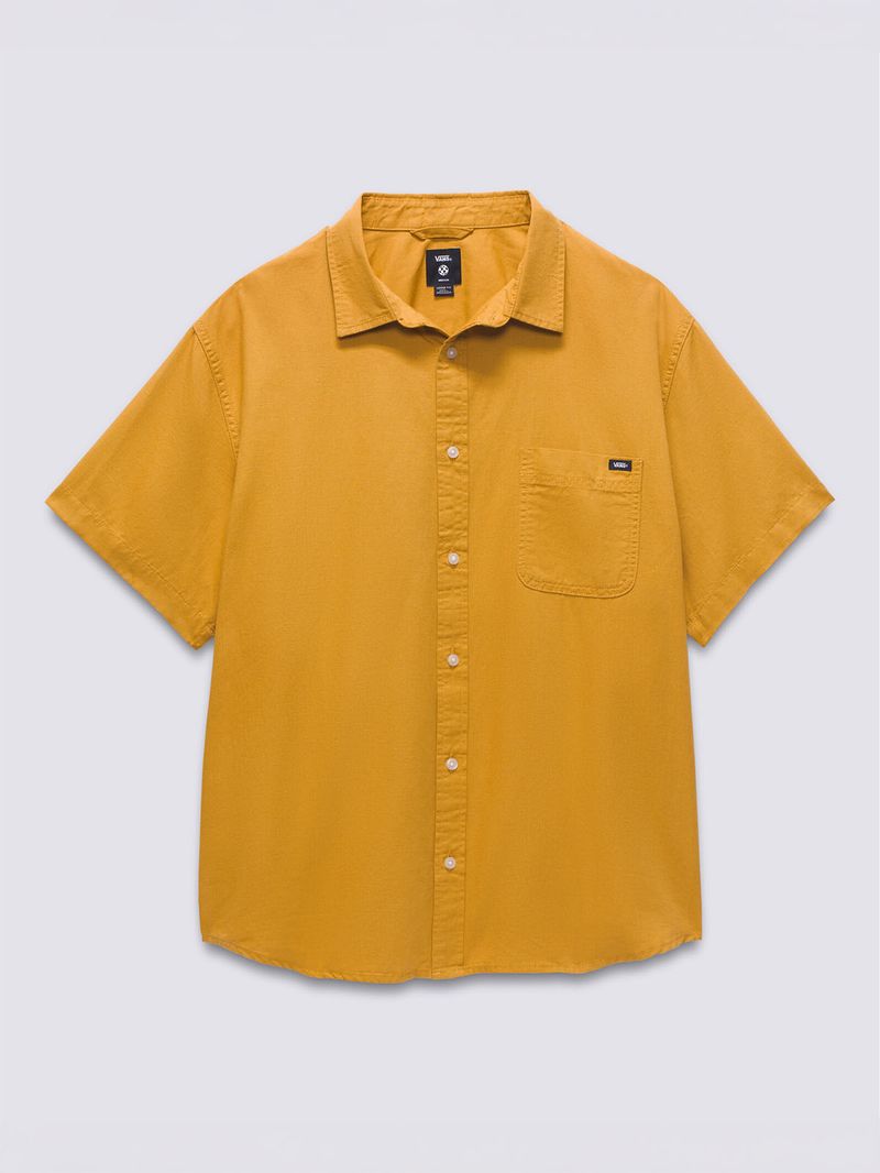 Camisa M/C Hombre Lawson Solid Amarillo Vans