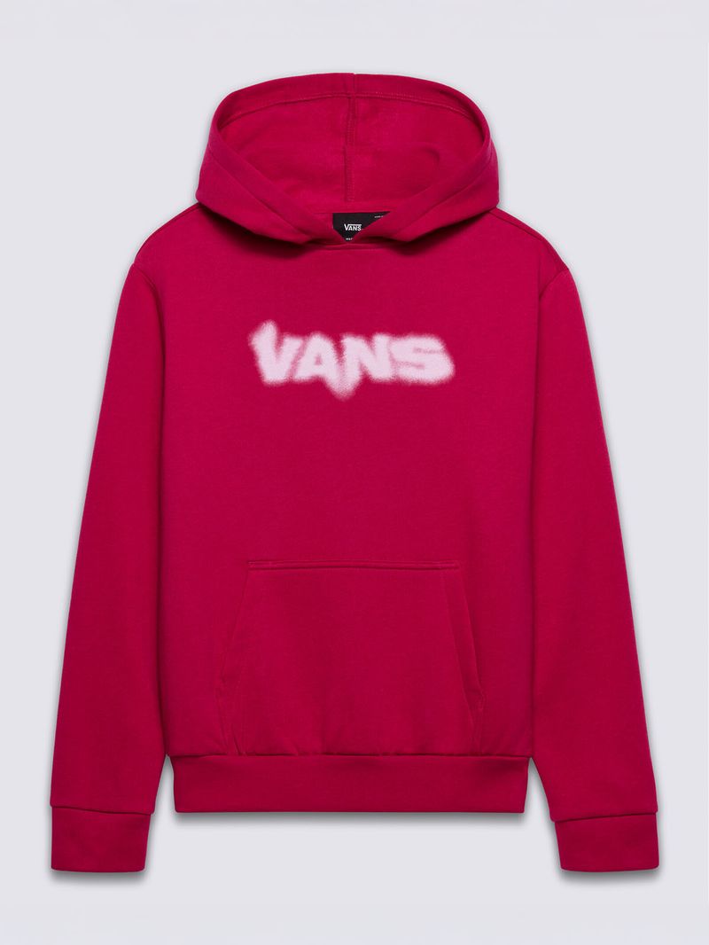 Poleron Nina Blur Hoodie Burdeo Vans