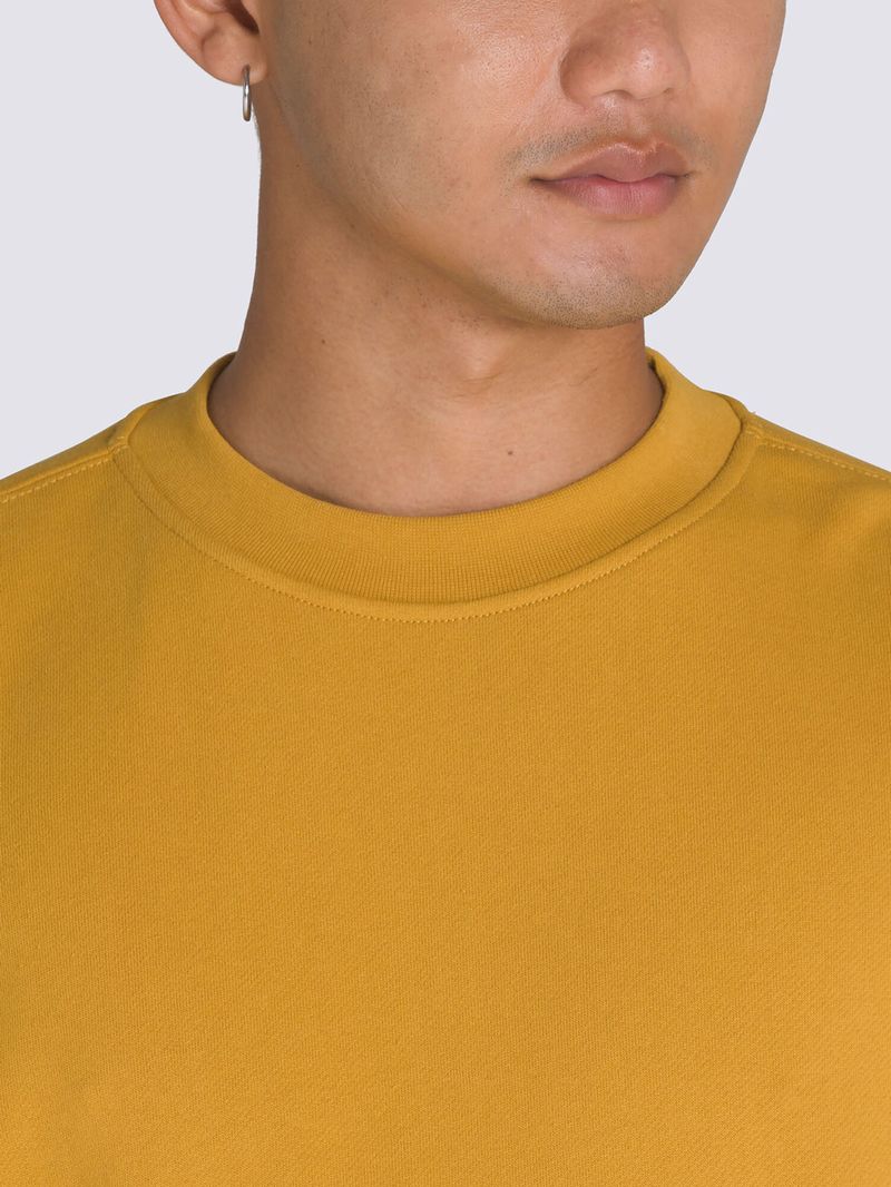 Polerón Hombre Premium Crew Amarillo Vans