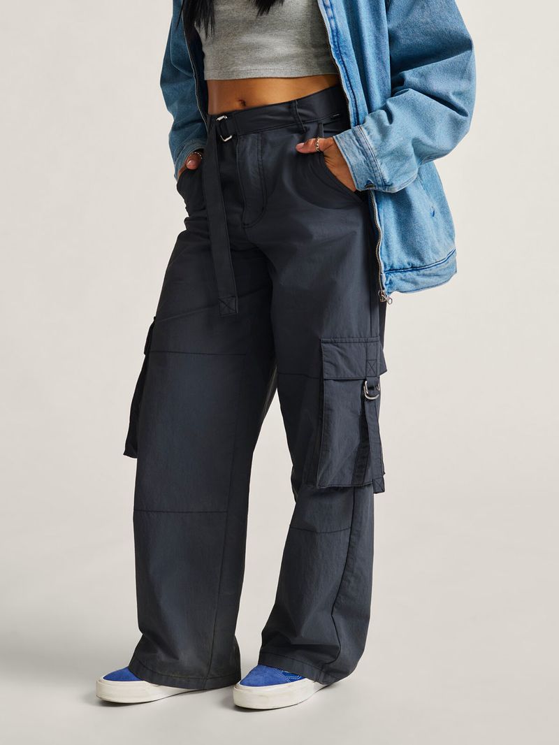 Pantalon Mujer Cobra Cargo Pants Azul Vans