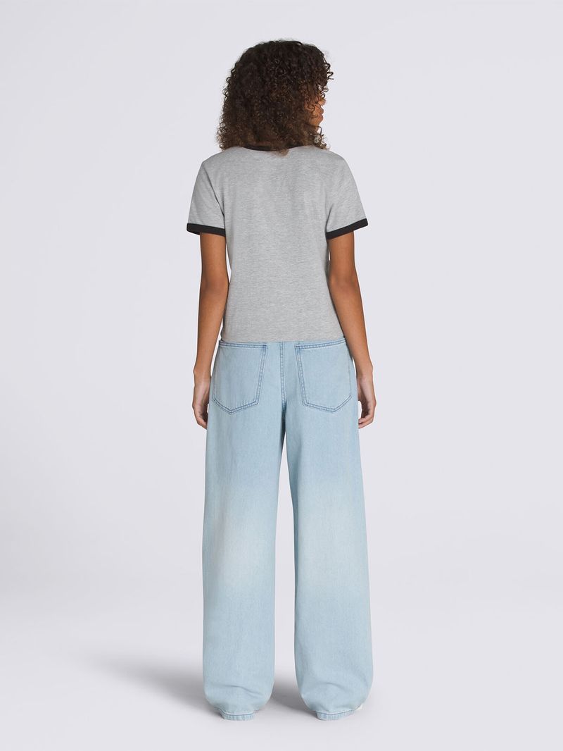 Pantalon Mujer Sirelle 5 Pocket Pud Celeste Vans