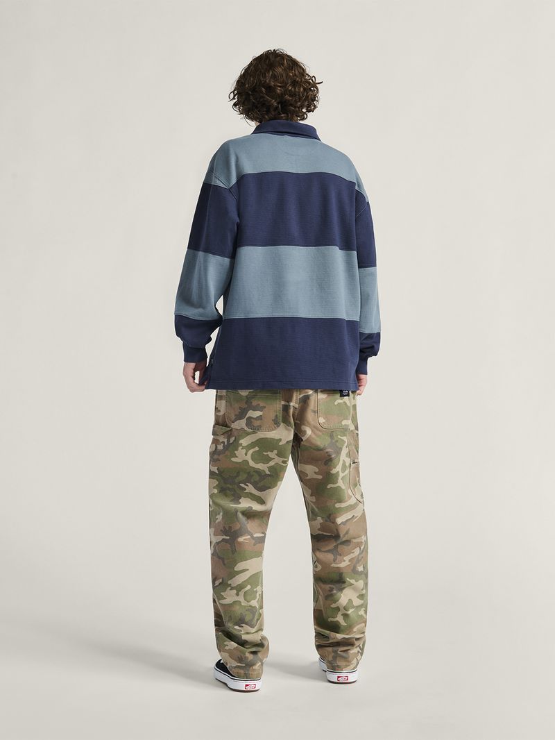 Poleron Hombre Bowman Rugby Negro Vans