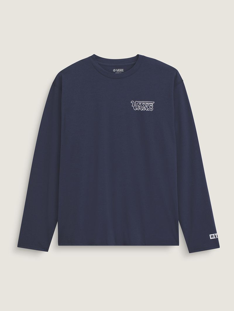 Sweater Hombre Mte Outline Hybrid Azul Vans