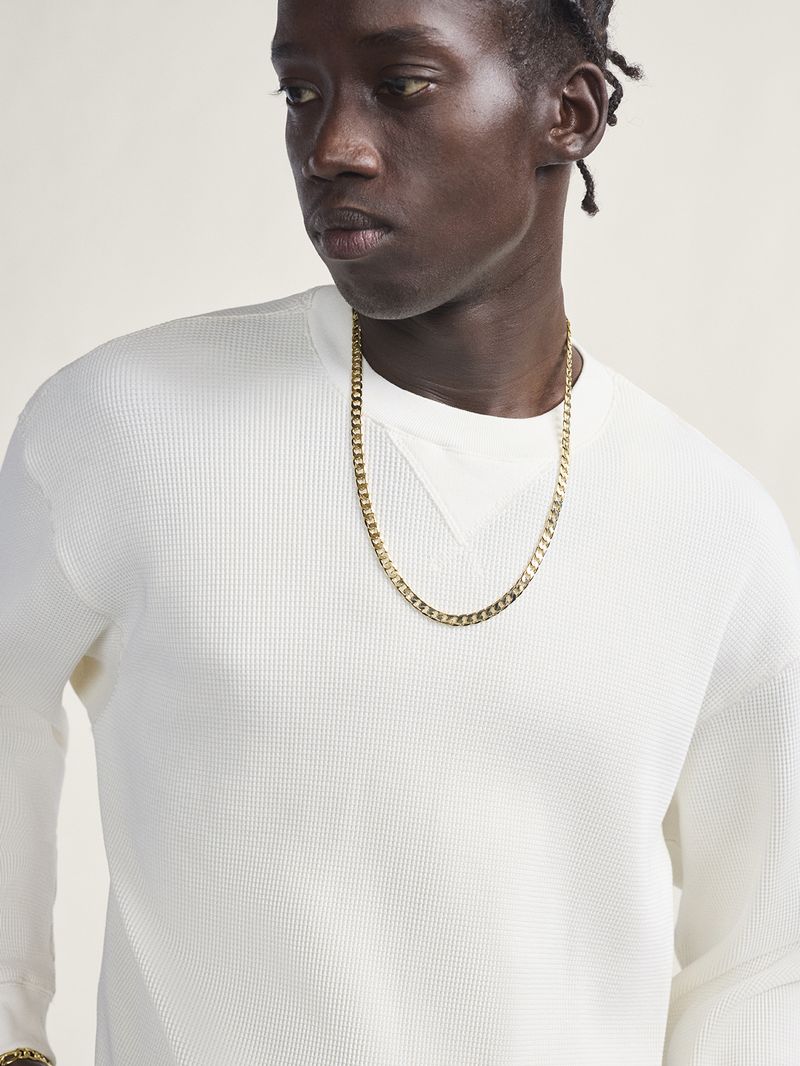 Suéter Hombre Premium Thermal Blanco Vans