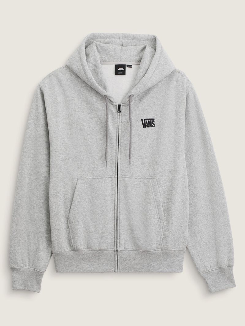 Poleron Hombre Stretch Logo Full Zi Gris Vans