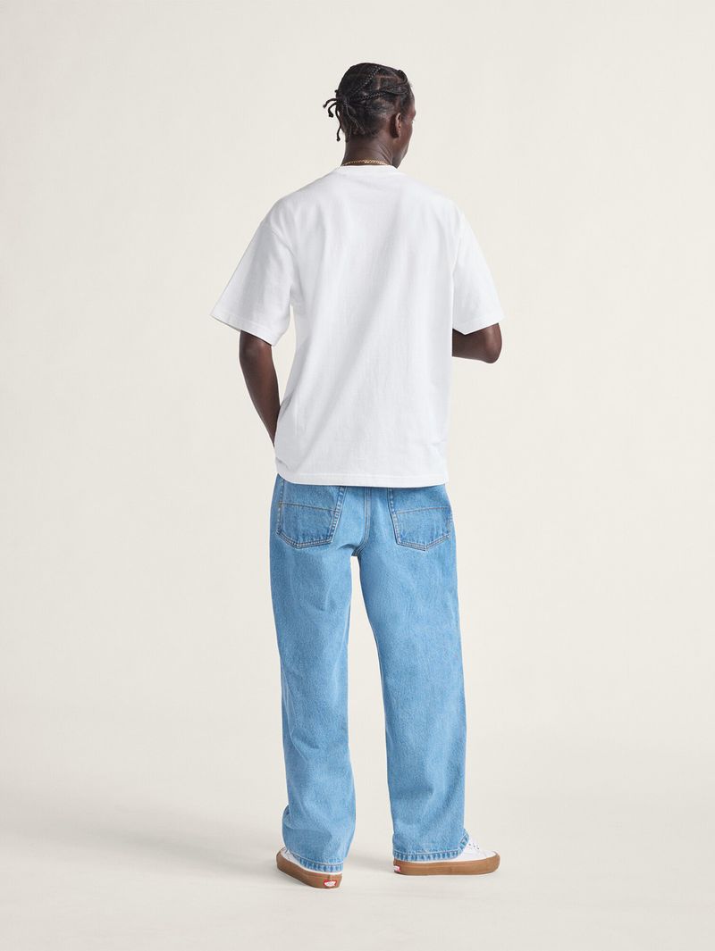 Pantalon Hombre Check-5 Baggy Denim  Azul Vans
