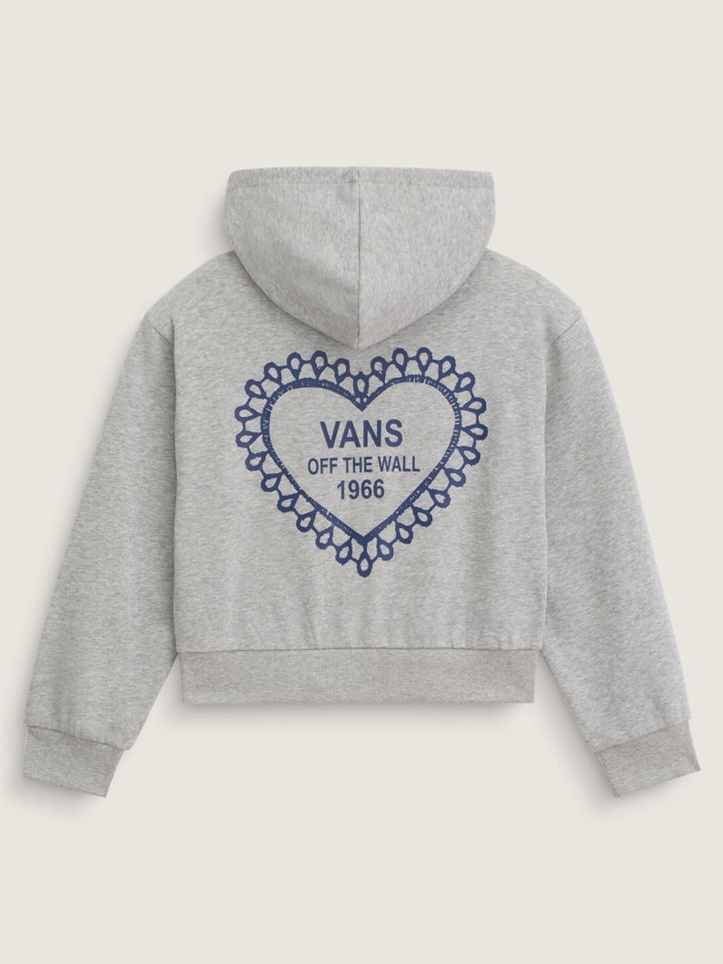 Poleron Nina Lacey Daze Retro Ful Gris Vans