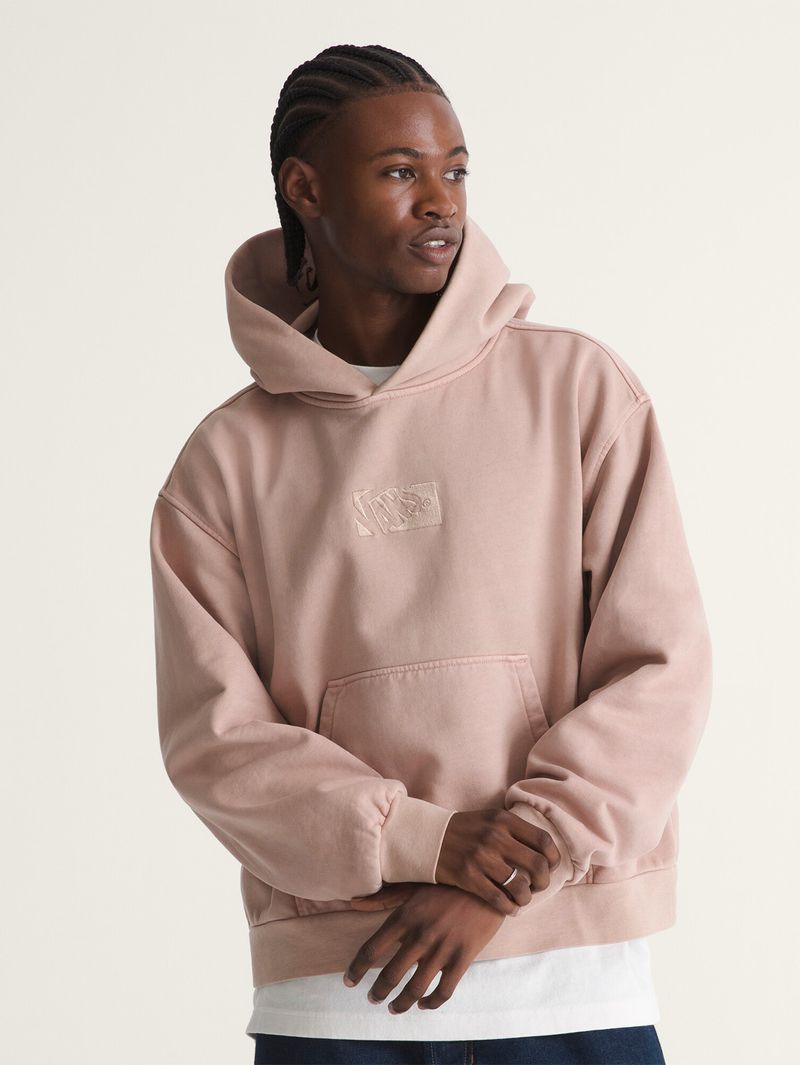 Poleron Hombre Pullover Café Vans