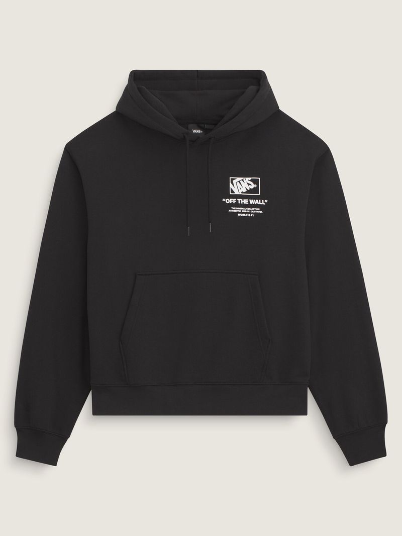 Poleron Hombre Stacked Hi Pullover Negro Vans