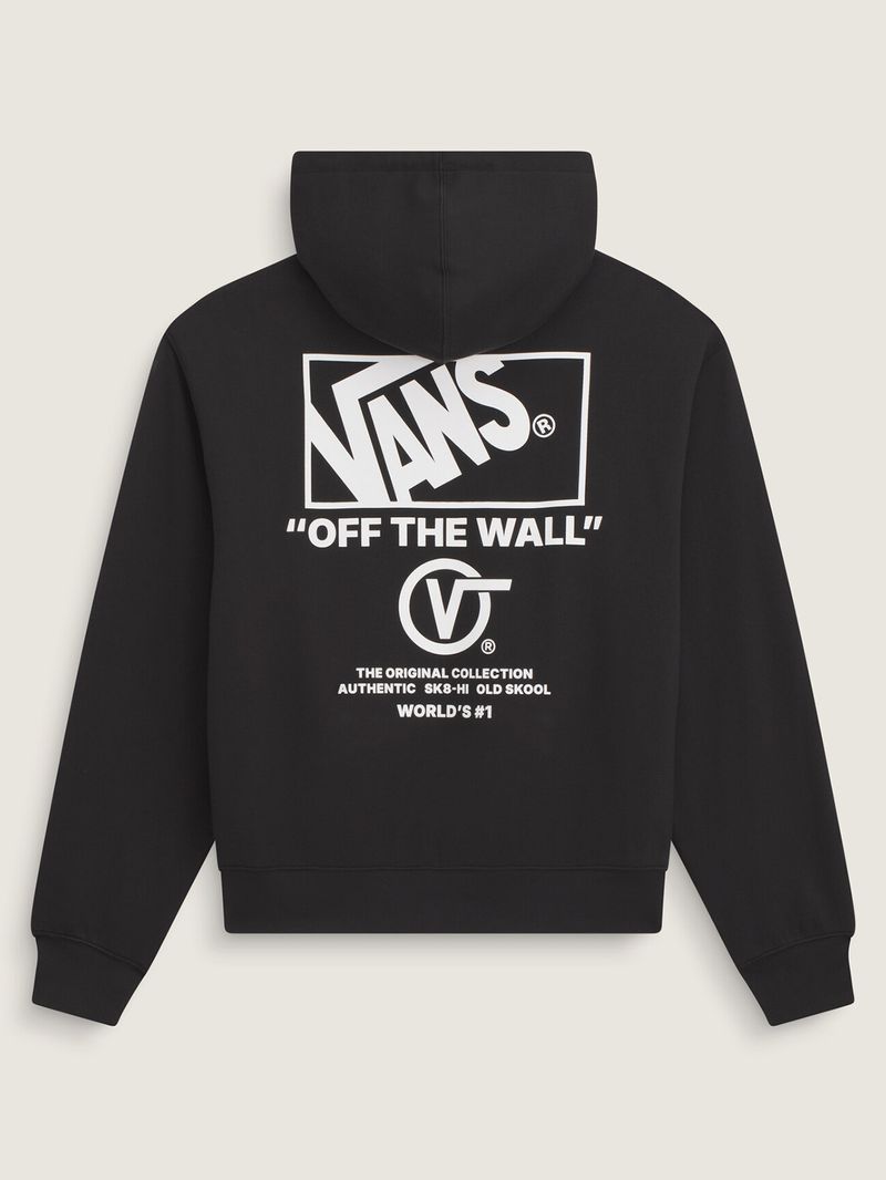 Poleron Hombre Stacked Hi Pullover Negro Vans