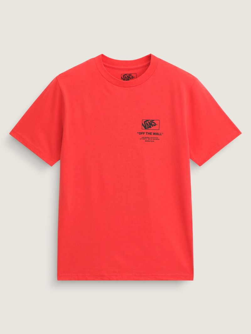 Polera M/C Nino Stacked Hi Beige/Crudo Vans