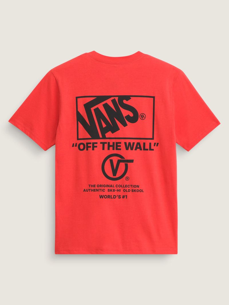 Polera M/C Nino Stacked Hi Beige/Crudo Vans