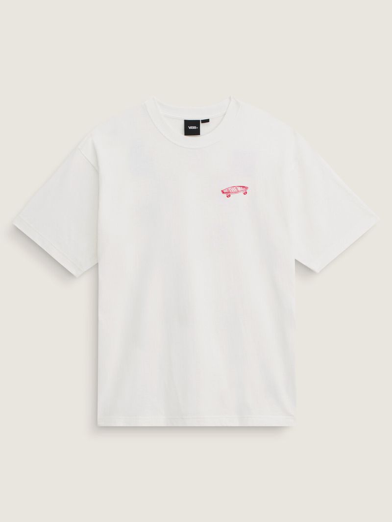 Polera M/C Hombre Full Deck Tshirt Blanco Vans