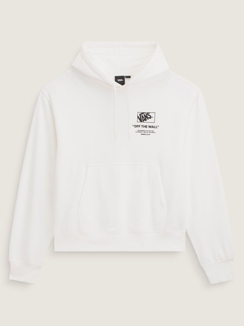 Poleron Hombre Stacked Hi Pullover Blanco Vans