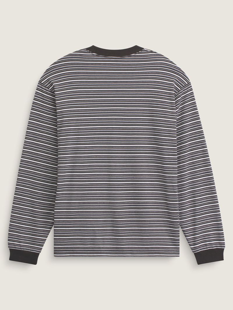 Sweater Hombre Wesley Stripe Ls Kni Negro Vans