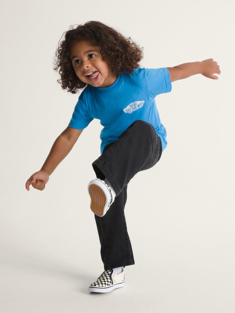 Polera M/C Nino Double Standard Azul Vans