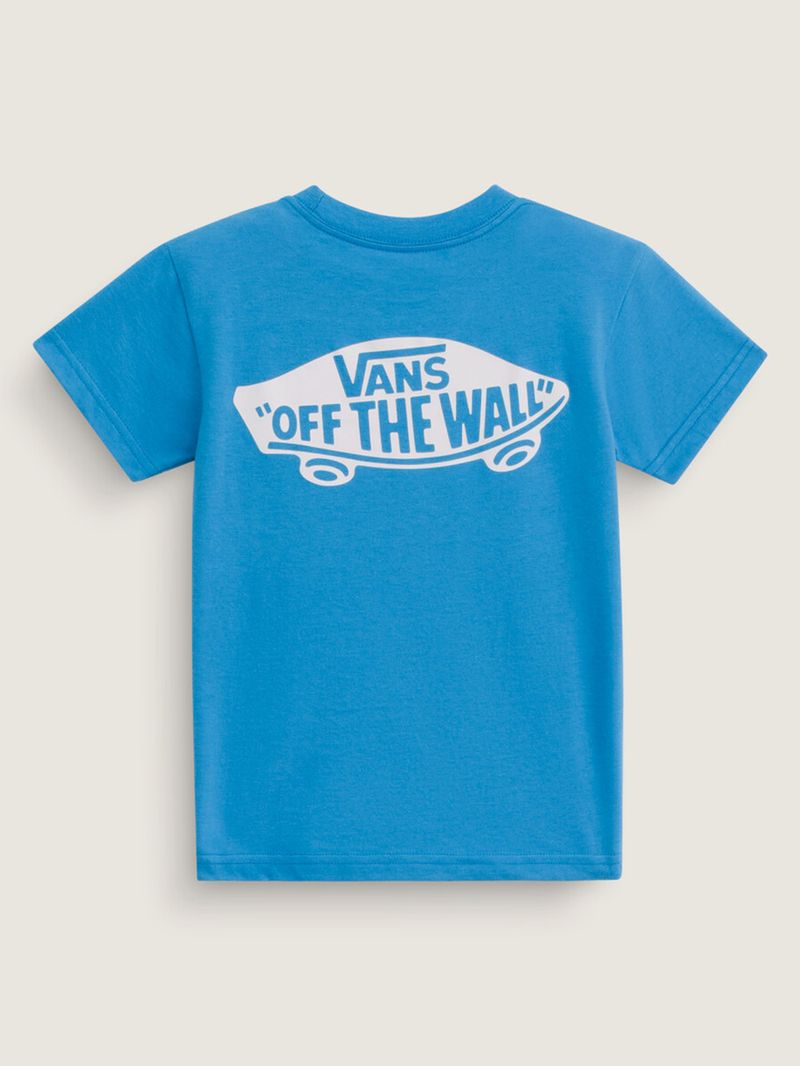 Polera M/C Nino Double Standard Azul Vans