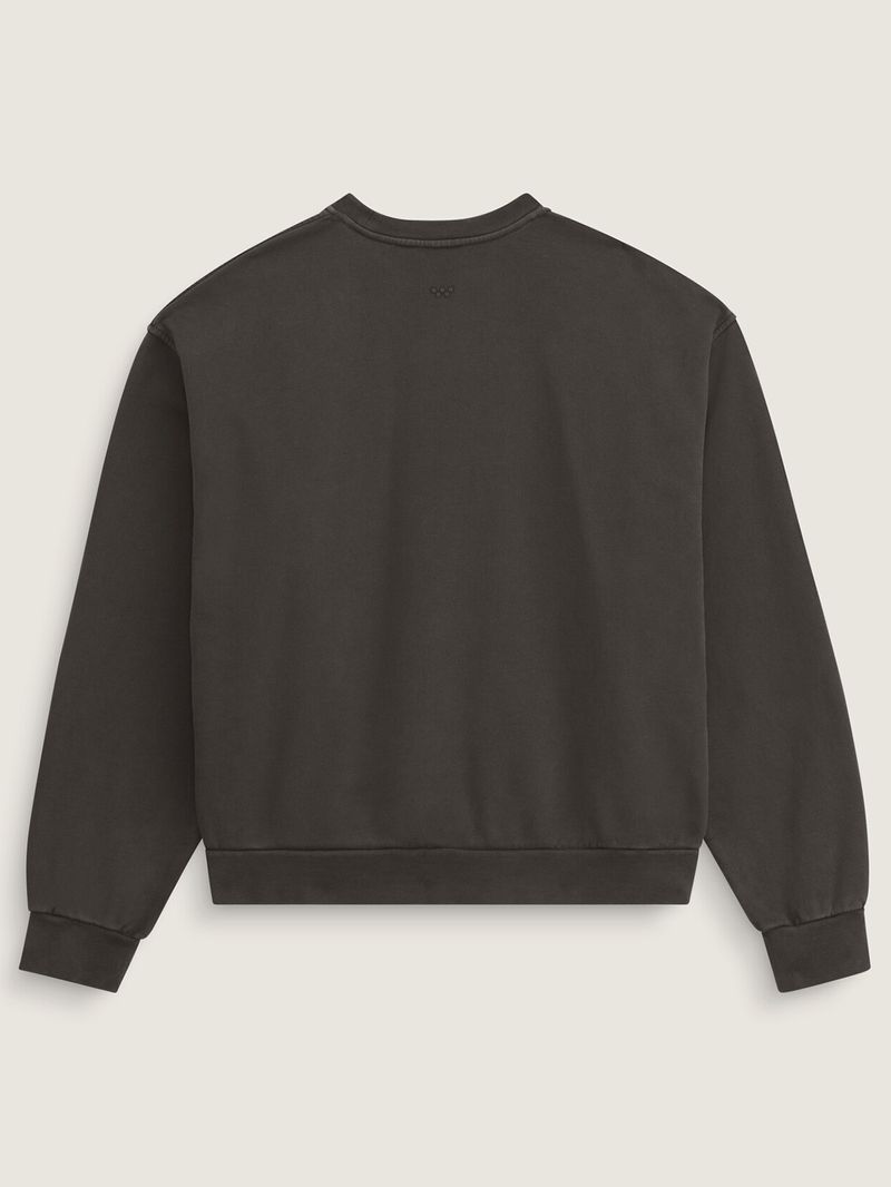Poleron Hombre Crewneck Negro Vans