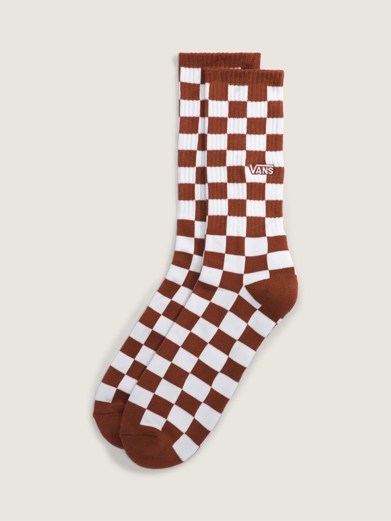 Calcetin Adulto Checkerboard Crew Café Vans