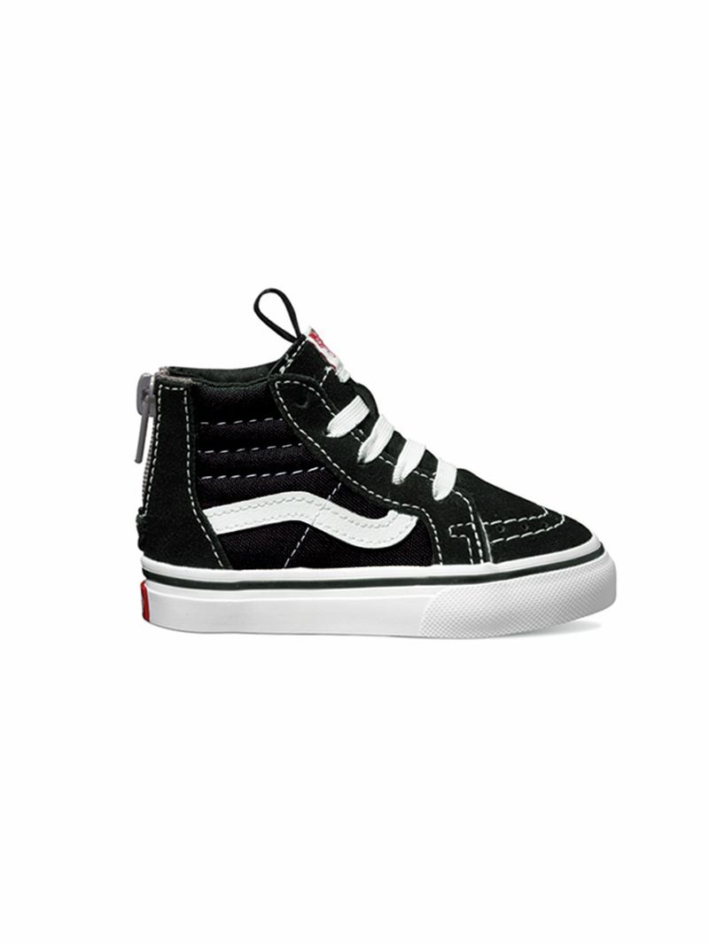 Zapatilla Niño (1 a 4 años) Sk8- Hi Zip Negro Vans