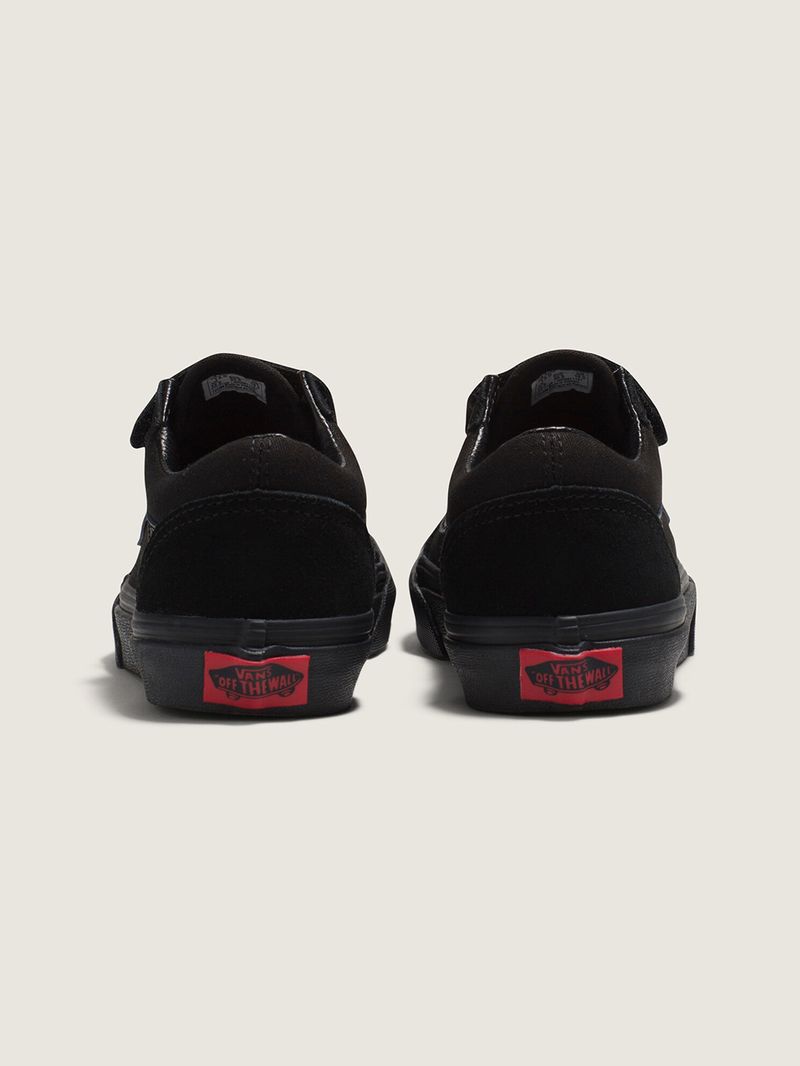 Zapatilla Niño (5 a 12 años) Old Skool V Negro Vans