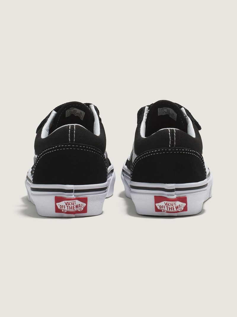 Zapatilla Niño (5 a 12 años) Old Skool V Negro Vans