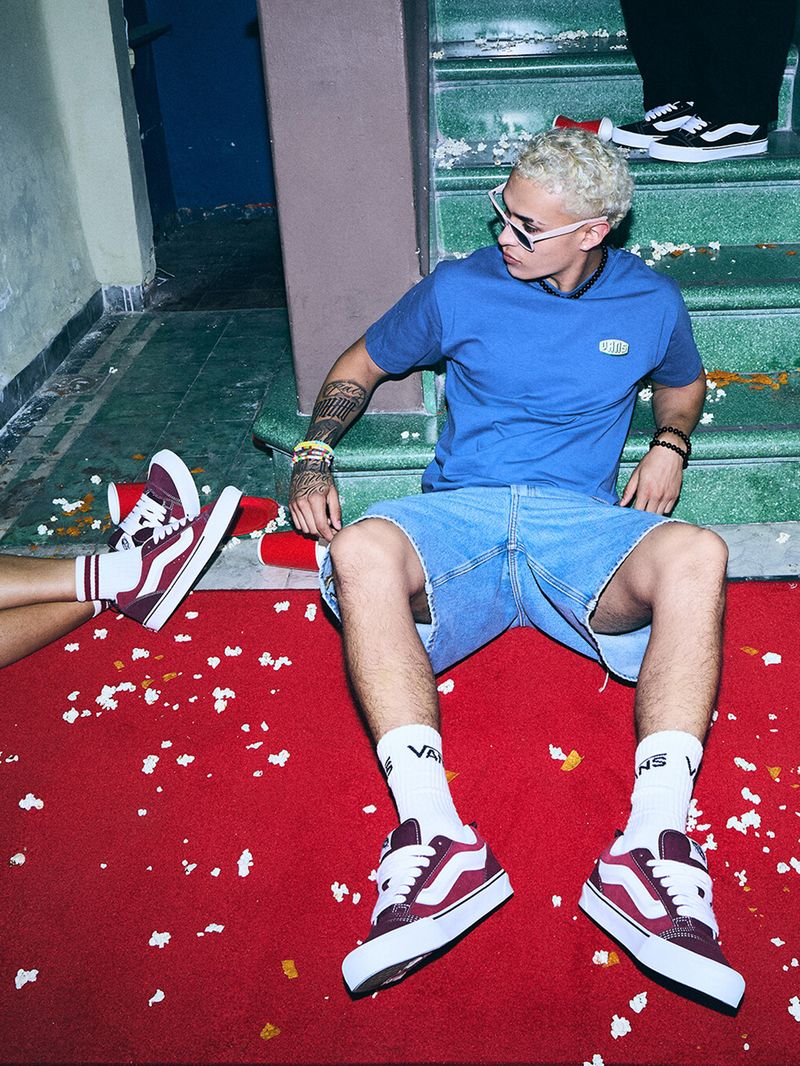 Zapatilla Adulto Knu Skool Rojo Vans