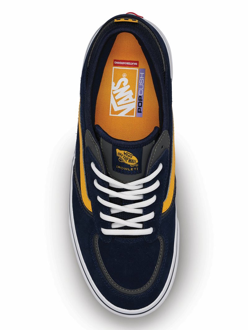 Zapatilla Hombre Skate Rowley Azul Vans
