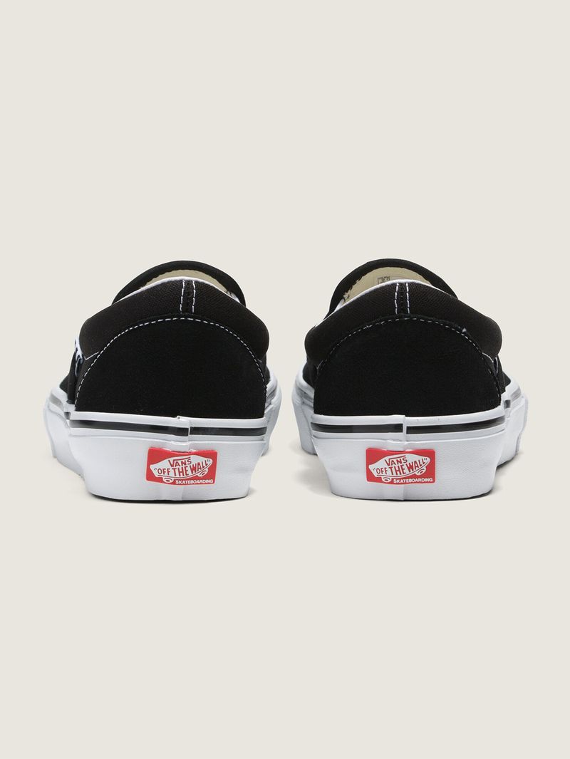 Zapatilla Adulto Skate Slip On Negra