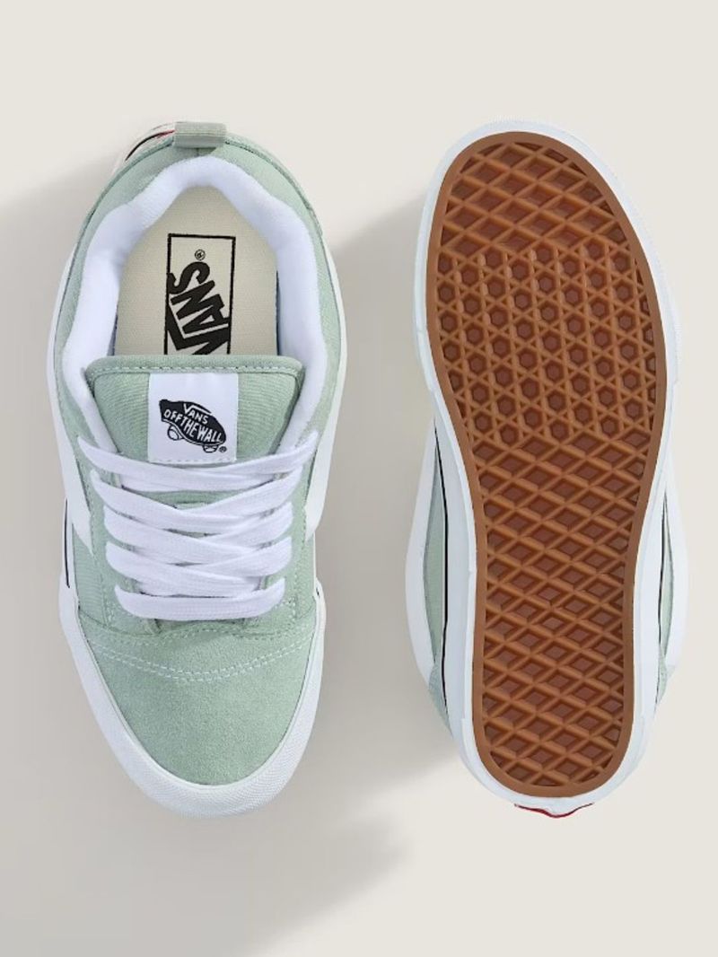 Zapatilla Adulto Knu Skool Verde Agua Vans