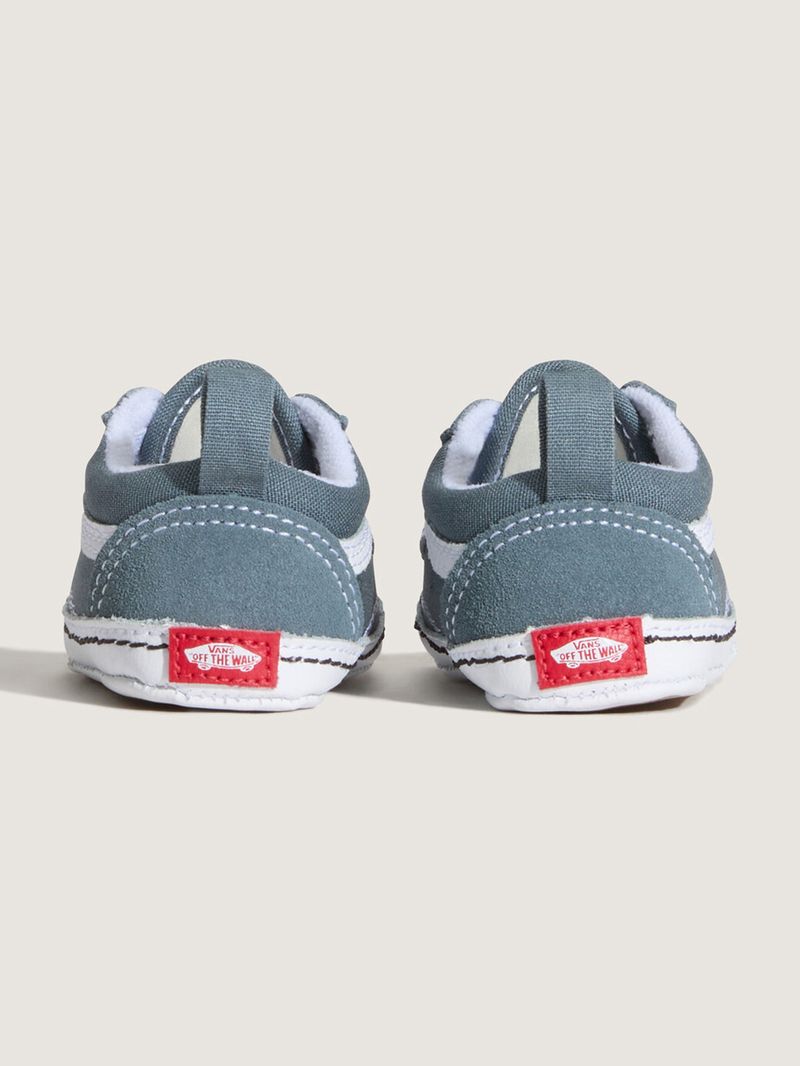 Zapatilla bebé (0 a 1 años) Old Skool Crib Celeste