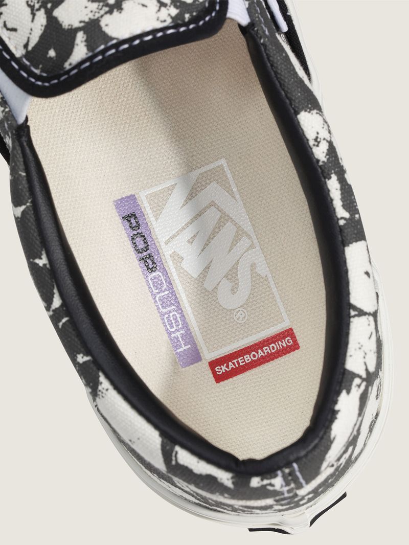 Zapatilla Hombre Skate Slip On Gris Vans