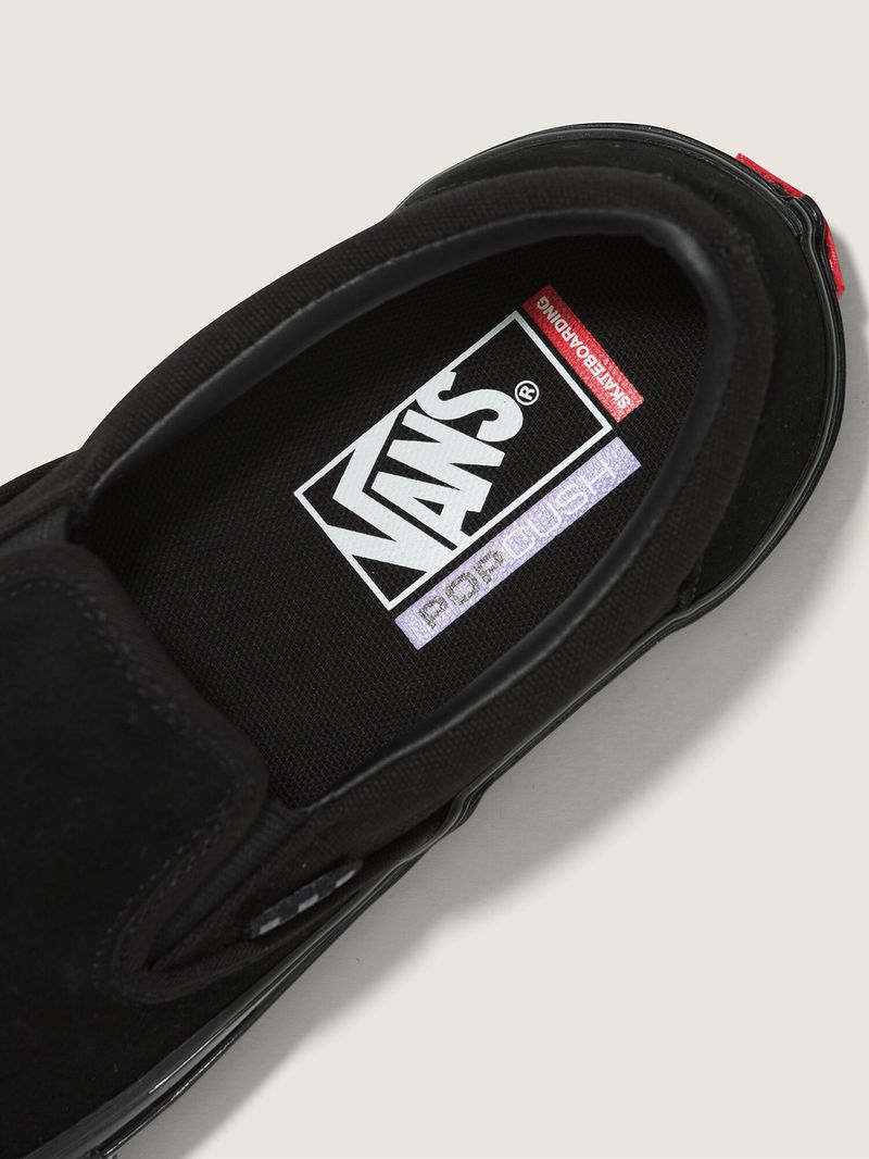 Zapatilla Adulto Skate Slip On Negro Vans