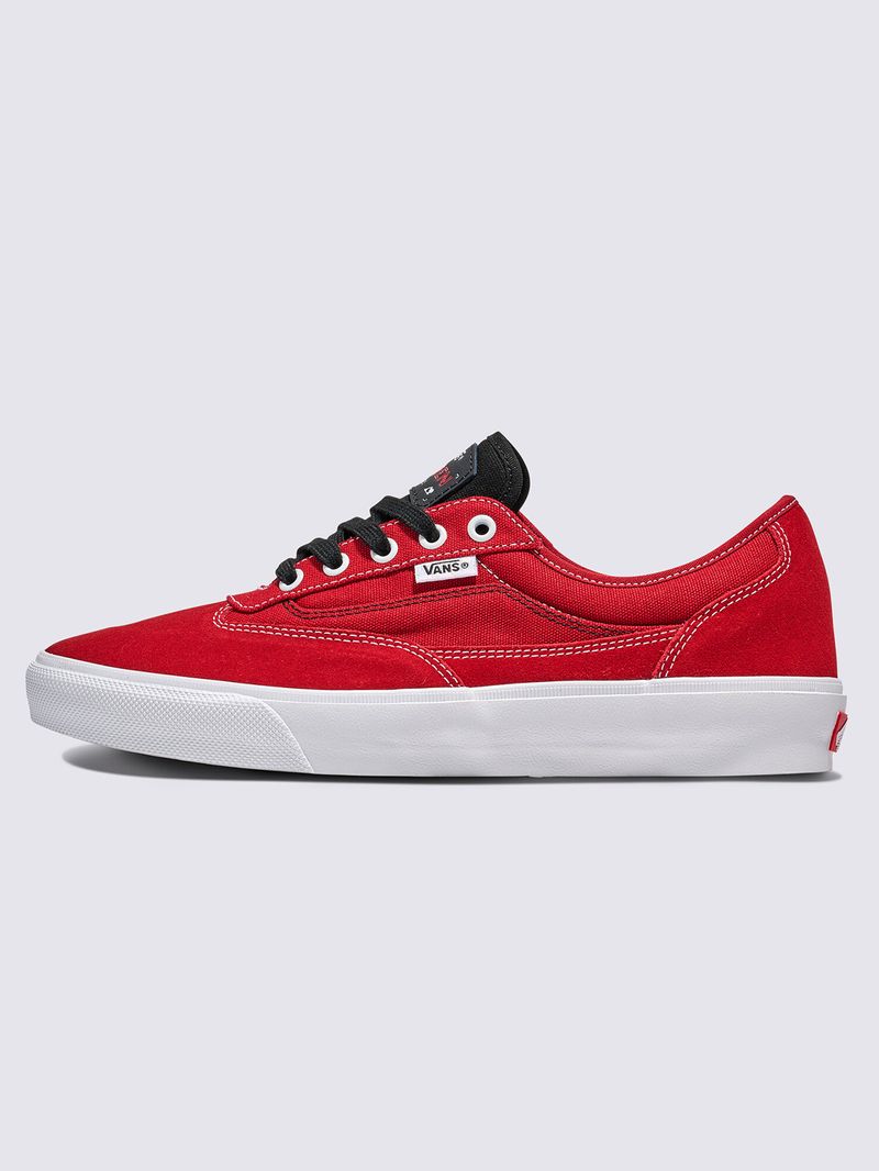 Zapatilla Hombre Skate Curren Caples Rojo Vans