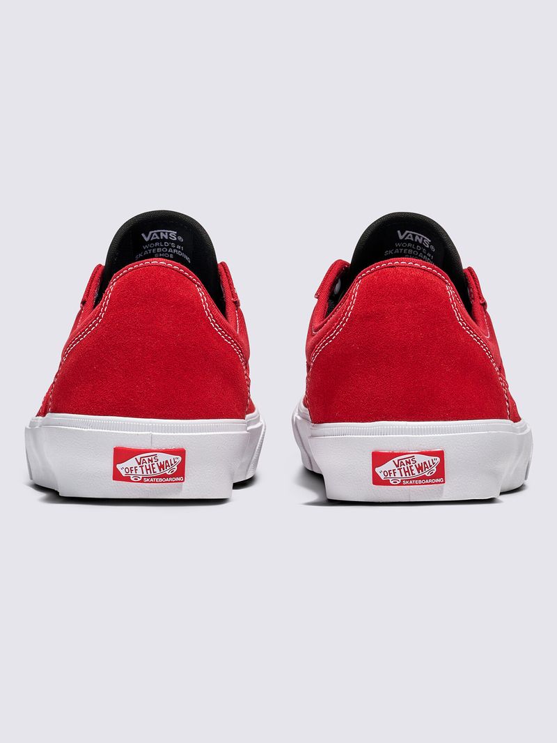 Zapatilla Hombre Skate Curren Caples Rojo Vans
